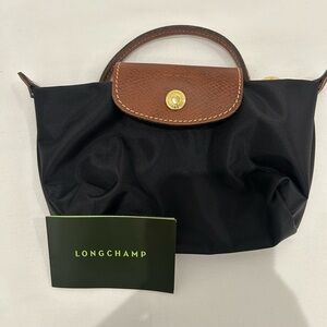 Longchamp mini black bag